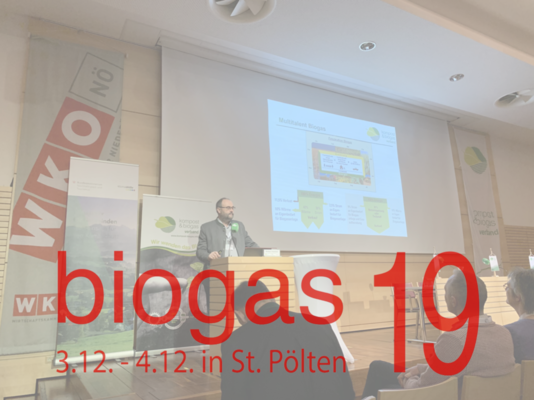 Kongress biogas19 im Zeichen von Greening the gas