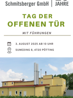 Biogasanlage Schmitsberger Pötting<br />Tag der offenen Tür am Sonntag, 3. August 2025