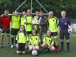Umweltministerium gewinnt Energiewende-Fußball-Cup 2016