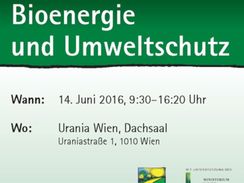 Veranstaltungshinweis: „Bioenergie und Umweltschutz - Energiewende und Naturschutz sind kein Widerspruch“
